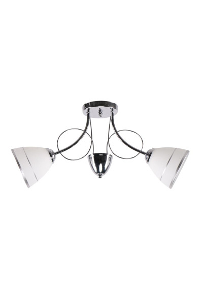 Elotte pendant light 2xE27 chromee 58 cm