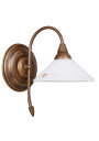 Lampa ścienna Decorato 1xE14 patynowy 30 cm
