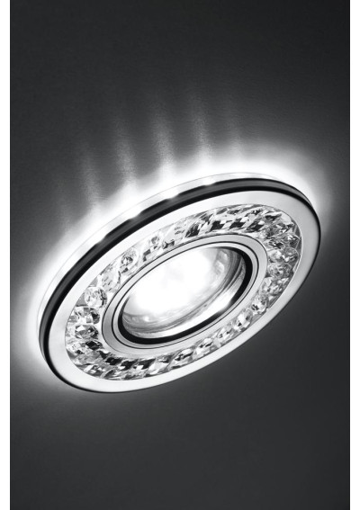 Sk-92 ceiling fitting 3 W LED 6500 K chromee, kryształki bezbarwne 10 cm