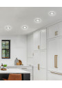 Oprawa stropowa Sk-92 3 W LED 6500 K chromowy, kryształki bezbarwne 10 cm - zdjęcie produktu 2