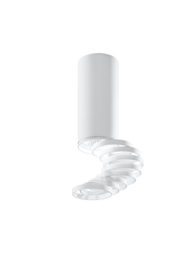 Tuba ceiling fitting 1xGU10 white 6 cm