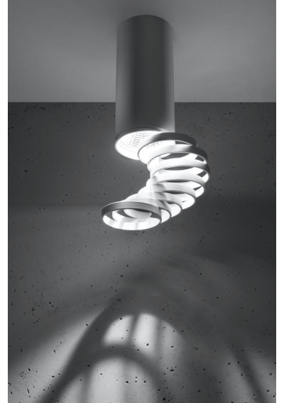 Tuba ceiling fitting 1xGU10 white 6 cm - product image 1