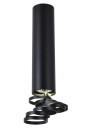 Tuba ceiling fitting 1xGU10 black 6 cm