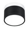 Tuba ceiling fitting 9 W LED 4000 K black / white 8,8 cm