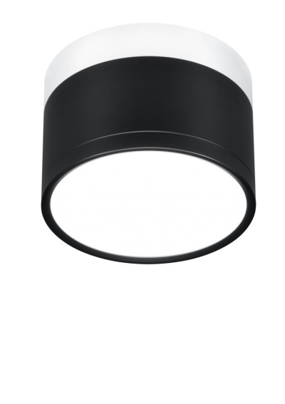 Tuba ceiling fitting 9 W LED 4000 K black / white 8,8 cm