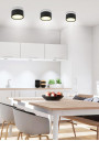 Oprawa stropowa Tuba 9 W LED 4000 K czarny + biały 8,8 cm - zdjęcie produktu 2