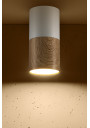 Tuba ceiling fitting GU10 white / drewniany 5,8 cm - product image 3