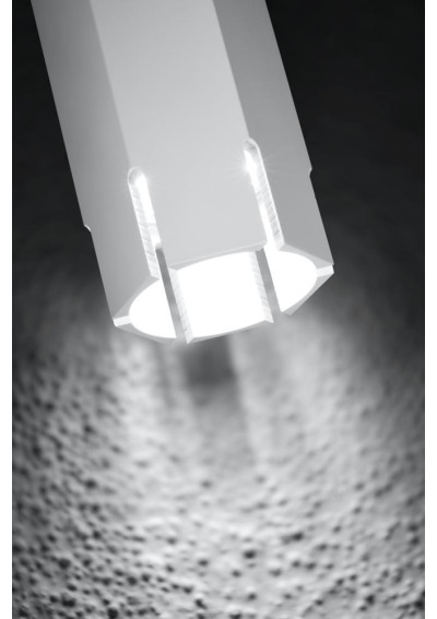 Tuba ceiling fitting 1xGU10 white 6,3 cm