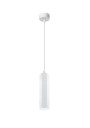 Tuba pendant light 1xGU10 white 6,3 cm