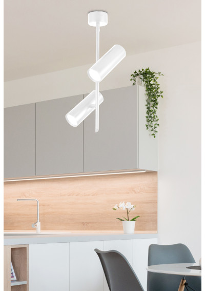 Lampa wisząca Tuba 10 W LED 4000 K biały 14 cm - zdjęcie produktu 1