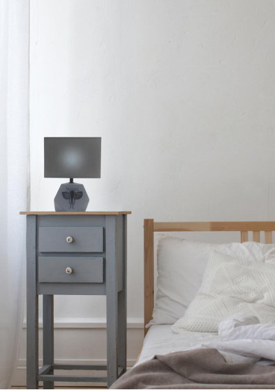 Lampa stołowa Animi 1xE14 szary 19 cm - zdjęcie produktu 1