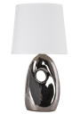 Hierro table lamp 1xE27 chromee / white 23 cm