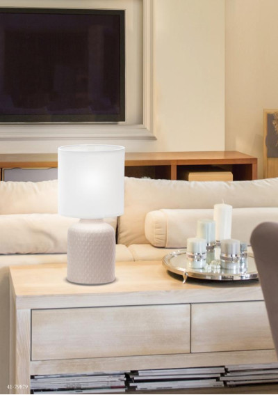 Lampa stołowa Iner 1xE14 beżowy 15 cm - zdjęcie produktu 2
