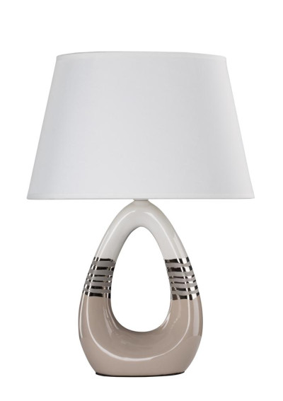 Lampa stołowa Romano 1xE27 beżowy 31 cm