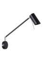 Lampa ścienna Milly 1xGU10 czarny matowy 40 cm
