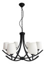 Lampa wisząca Londyn E27 czarny 78 cm