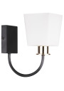 Schubert wall light 1xE27 czarno gold 24 cm
