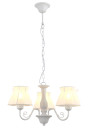 Zefir pendant light E14 white 53 cm