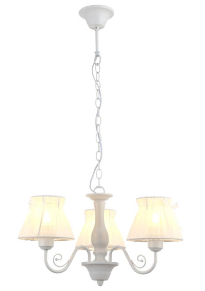 Zefir pendant light E14 white 53 cm