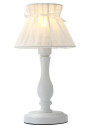 Lampa stołowa Zefir E14 biały 20 cm