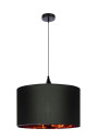 Lampa wisząca Long E27 czarny 30 cm