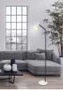 Lampa podłogowa Zumba 1xE27 biało czarny 142 cm - zdjęcie produktu 1