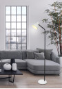 Lampa podłogowa Zumba 1xE27 biało czarny 142 cm - zdjęcie produktu 2