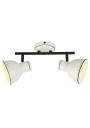 Zumba ceiling light 2xE14 black and white 39 cm