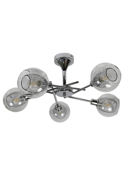 Lampa wisząca Ozzo E14 chromowy 56 cm