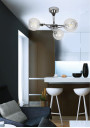 Lampa wisząca Ozzo E14 chromowy 56 cm - zdjęcie produktu 1
