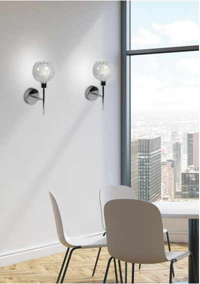 Lampa ścienna Ozzo E14 chromowy 17 cm - zdjęcie produktu 1