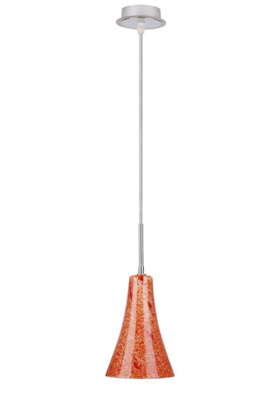 Rufi pendant light E14 pomarańczowy 13 cm