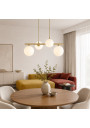 Lampa wisząca Kama G9 mosiężny 59 cm - zdjęcie produktu 6