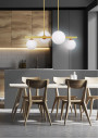 Lampa wisząca Kama G9 mosiężny 59 cm - zdjęcie produktu 7