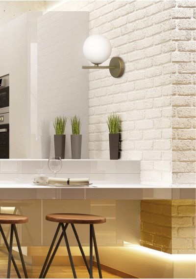 Lampa ścienna Kama G9 mosiężny 20 cm - zdjęcie produktu 1