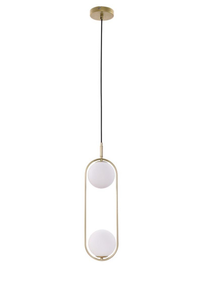 Lampa wisząca Cordel 2xG9 mosiężny 18,5 cm