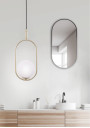Cordel pendant light 1xG9 mosiężny 18,5 cm - product image 1