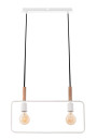 Lampa wisząca Frame 2xE27 biały 50 cm