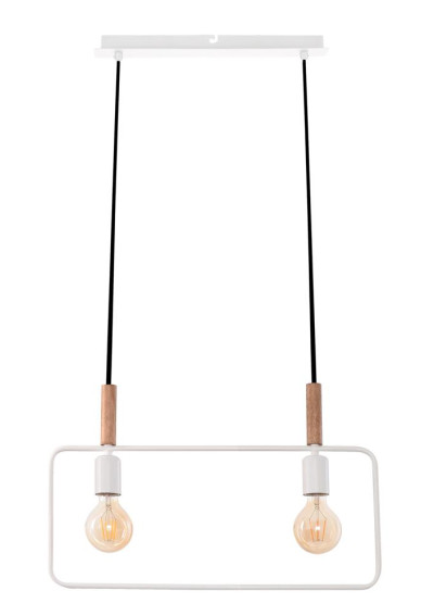 Lampa wisząca Frame 2xE27 biały 50 cm