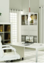 Frame pendant light 1xE27 white 20 cm - product image 1