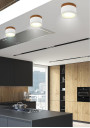 Tuba ceiling fitting 9 W LED 4000 K white / drewniany 8,8 cm - product image 5