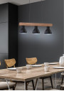 Vario pendant light 3xE27 black 73 cm - product image 2