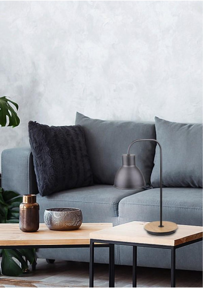Lampa stołowa Vario 1xE27 czarny 30,5 cm - zdjęcie produktu 3