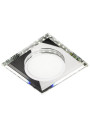 Ssp-22 ceiling fitting 8 W LED 6500 K ring white, szkło bezbarwne 11,2 cm