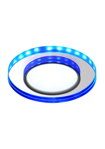 Ssp-23 ceiling fitting 8 W LED 6500 K ring blue, szkło bezbarwne 11 cm