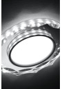 Ssp-25 ceiling fitting 8 W LED 6500 K ring white, szkło bezbarwne 11 cm - product image 1