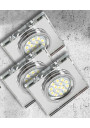 Ss-13 ceiling fitting GU10 clear 9 cm