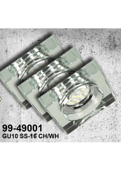 Ss-16 ceiling fitting GU10 clear 9 cm