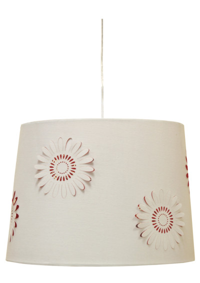 Lampa wisząca Rozone 1xE27 biały 35 cm