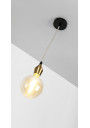 Zawiesie do lampy Zawiesie 1xE27 czarny 10 cm - zdjęcie produktu 1